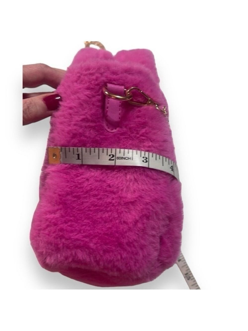 Barbie & Skinnydip London Collaboration Pink Furry Crossbody RARE Purse Bag - Picture 14 of 14